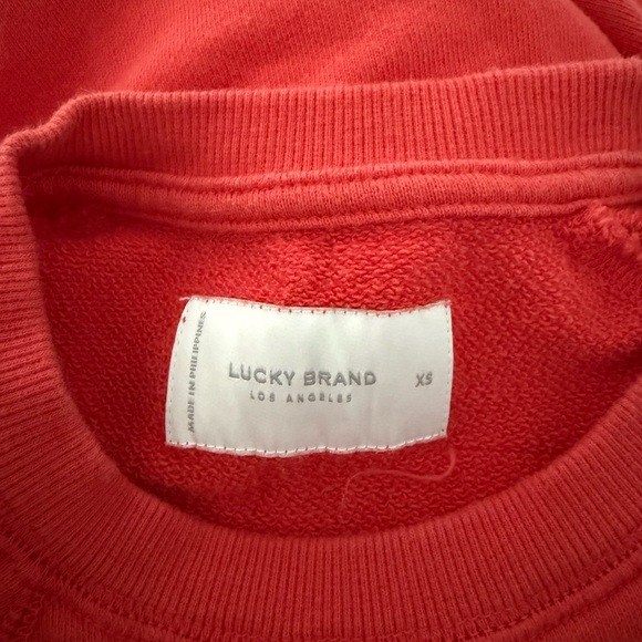 Lucky Brand Red Sweatshirt - Picture 8 of 12